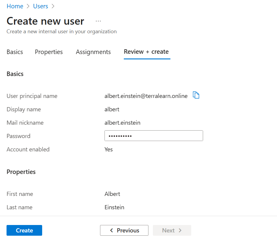 Albert Einstein Created