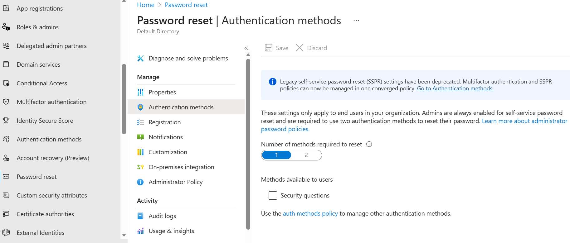Auth Method Policy