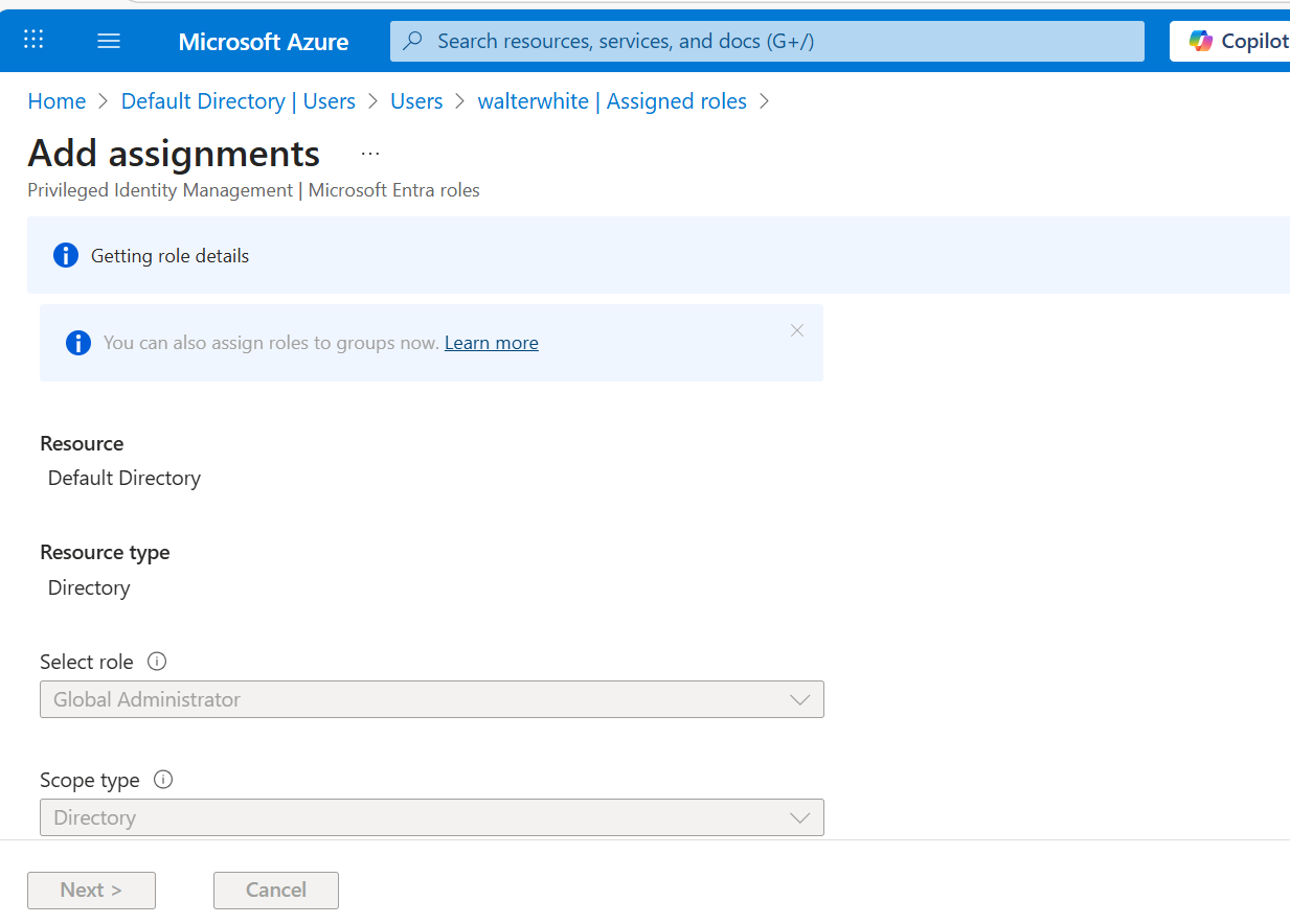 Global Admin for a Day
